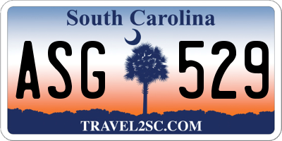 SC license plate ASG529