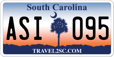 SC license plate ASI095