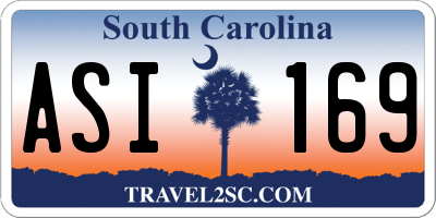 SC license plate ASI169