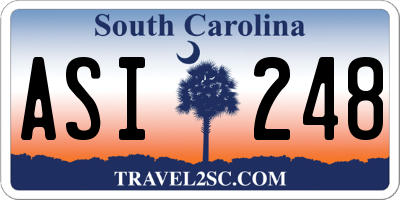 SC license plate ASI248