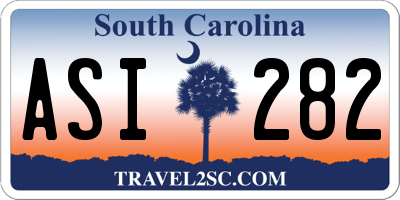 SC license plate ASI282
