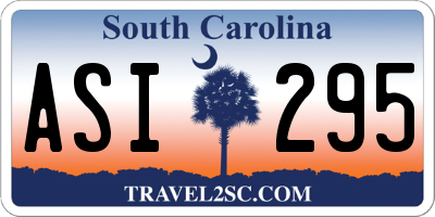 SC license plate ASI295