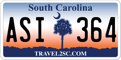 SC license plate ASI364