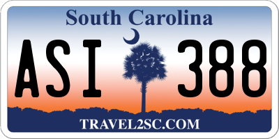 SC license plate ASI388