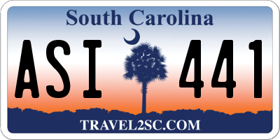 SC license plate ASI441