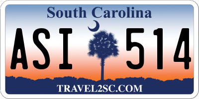 SC license plate ASI514