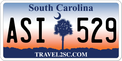 SC license plate ASI529