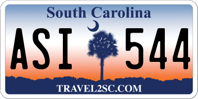 SC license plate ASI544