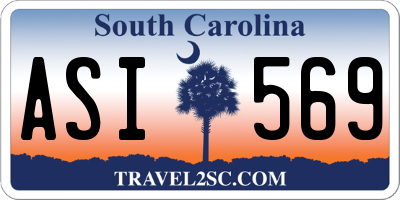 SC license plate ASI569