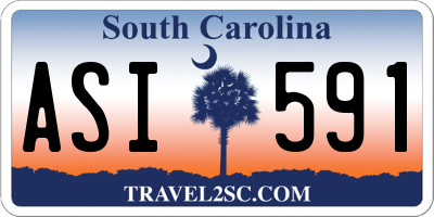 SC license plate ASI591