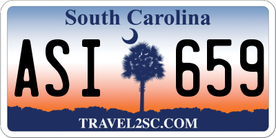 SC license plate ASI659