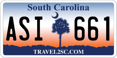 SC license plate ASI661