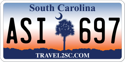 SC license plate ASI697