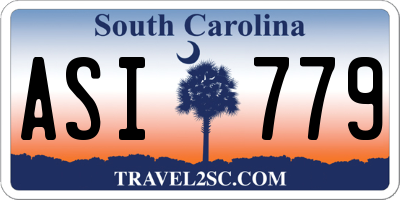 SC license plate ASI779