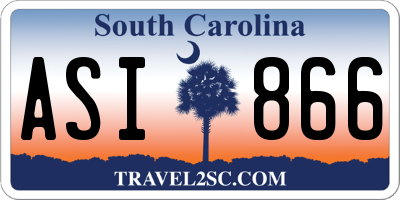 SC license plate ASI866