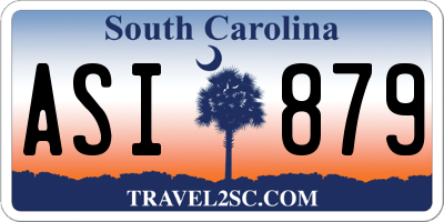 SC license plate ASI879