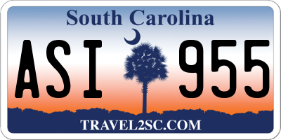 SC license plate ASI955