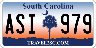 SC license plate ASI979