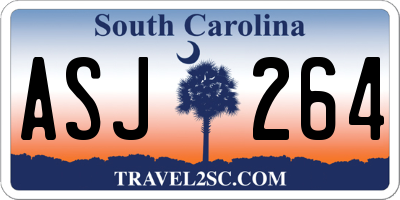 SC license plate ASJ264