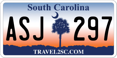 SC license plate ASJ297