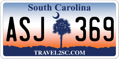 SC license plate ASJ369