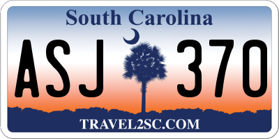 SC license plate ASJ370