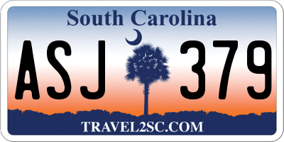 SC license plate ASJ379