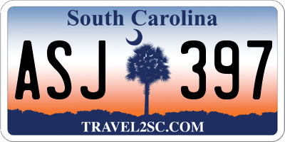 SC license plate ASJ397