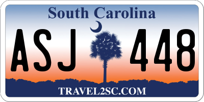SC license plate ASJ448