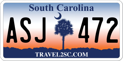 SC license plate ASJ472