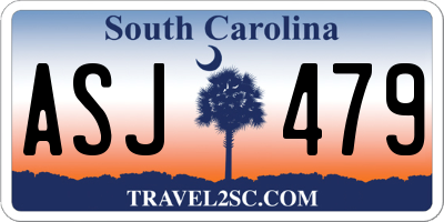 SC license plate ASJ479