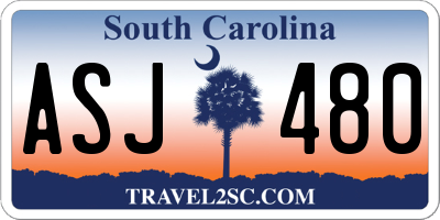 SC license plate ASJ480