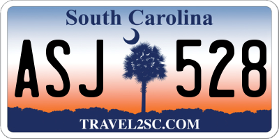 SC license plate ASJ528