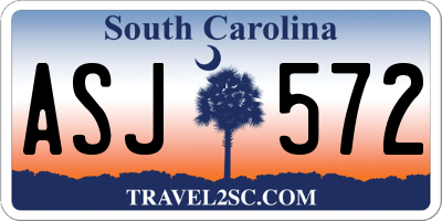 SC license plate ASJ572