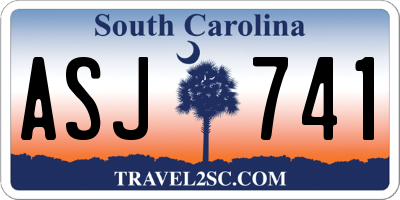 SC license plate ASJ741