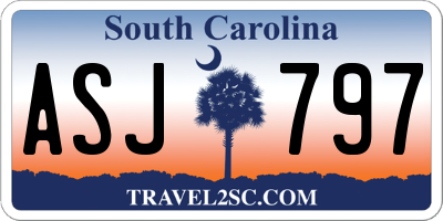 SC license plate ASJ797