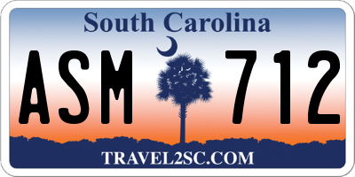 SC license plate ASM712