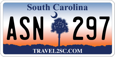 SC license plate ASN297