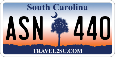 SC license plate ASN440