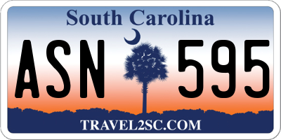 SC license plate ASN595