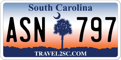 SC license plate ASN797