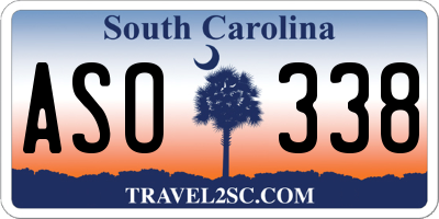 SC license plate ASO338