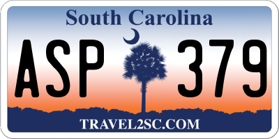SC license plate ASP379