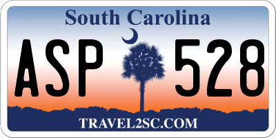 SC license plate ASP528