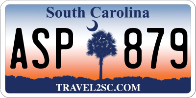 SC license plate ASP879