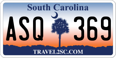SC license plate ASQ369