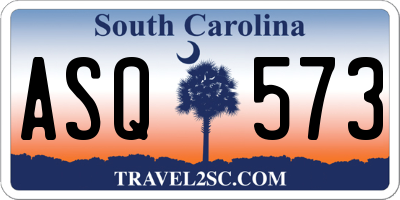 SC license plate ASQ573