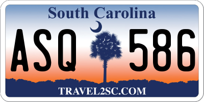 SC license plate ASQ586