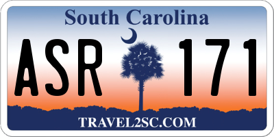 SC license plate ASR171