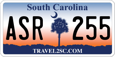 SC license plate ASR255